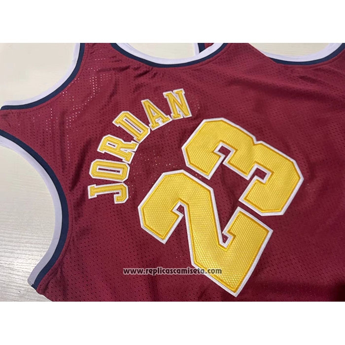 Camiseta Chicago Bulls Michael Jordan #23 Mitchell & Ness 1996 Rojo